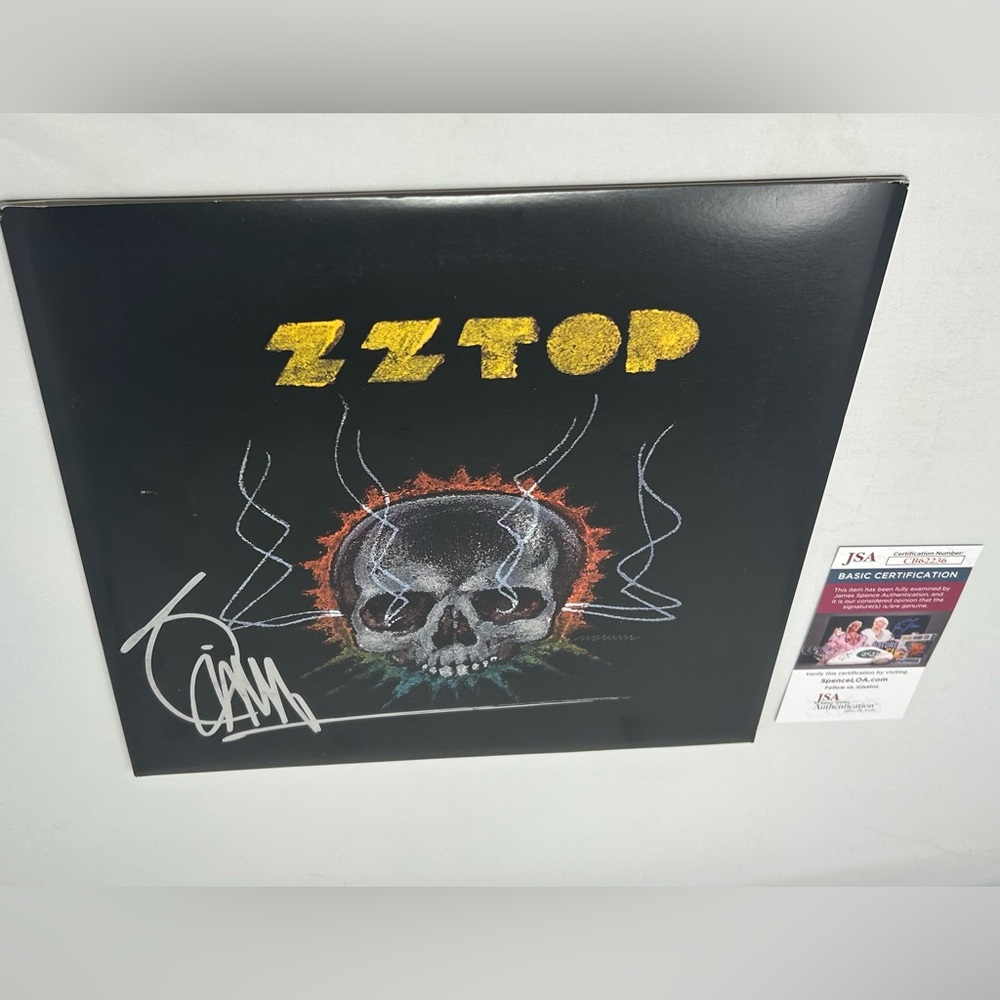Billy Gibbons signed ZZ Top Deguello‎ Album JSA COA